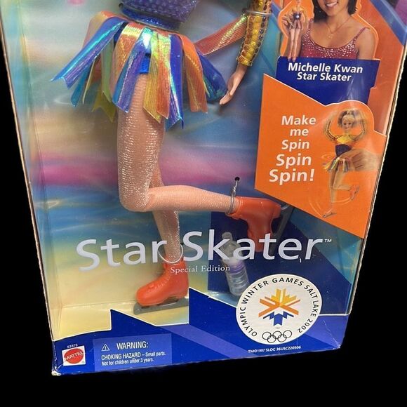 Barbie Doll Star Skater Special Edition Olympic Winter Games 2002 Vintage - Picture 3 of 13